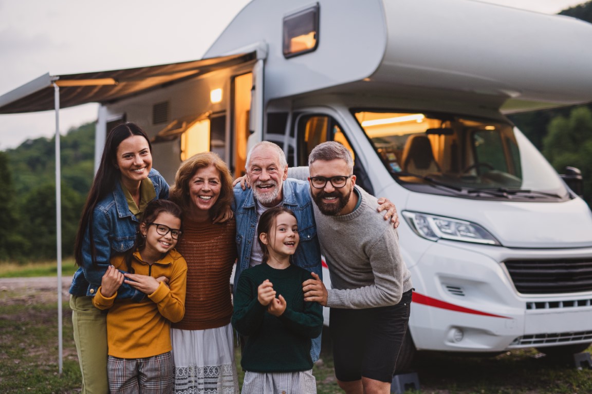 camping car en famille