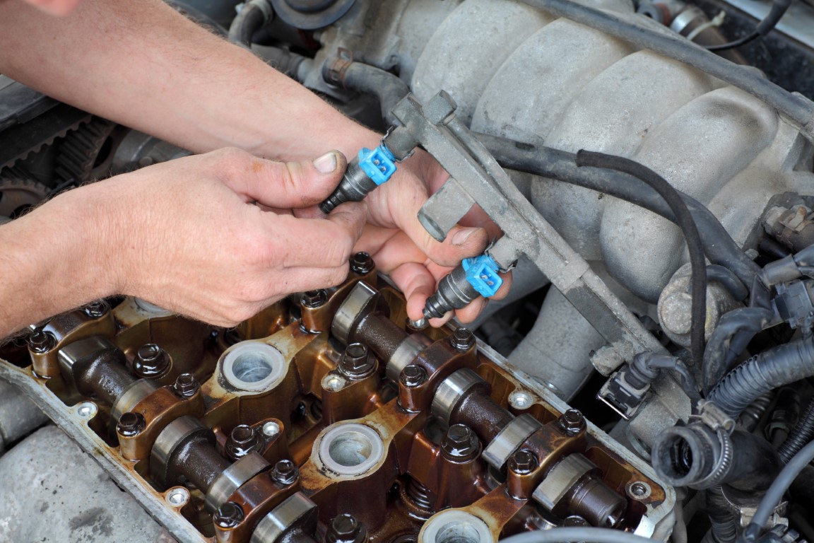 injecteur de voiture défaillant