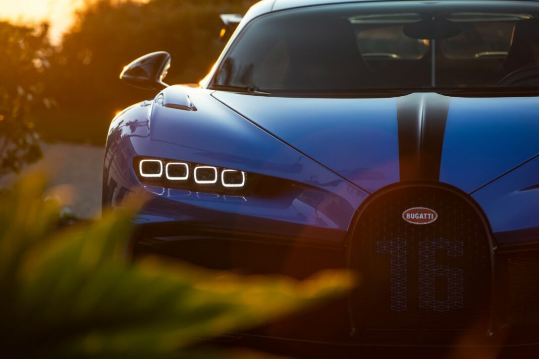 Partie avant de la Bugatti Chiron