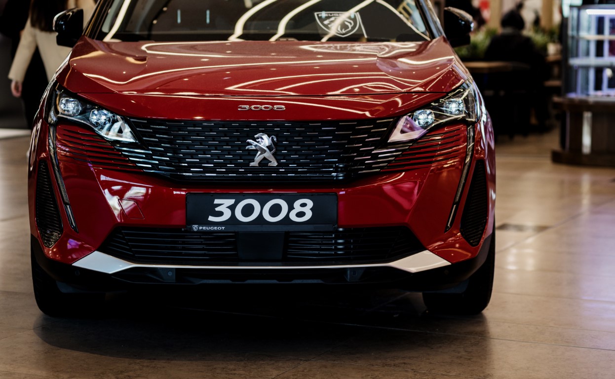Face avant d'un Peugeot 3008