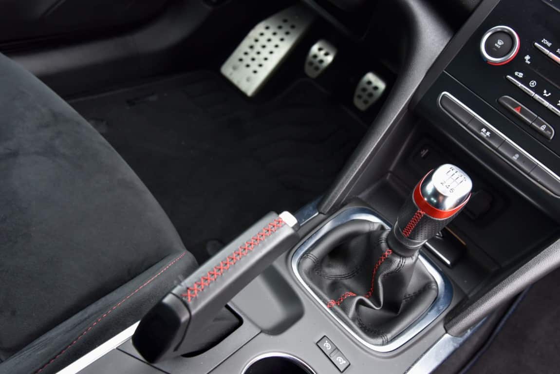 Vue intérieure de la Mégane RS